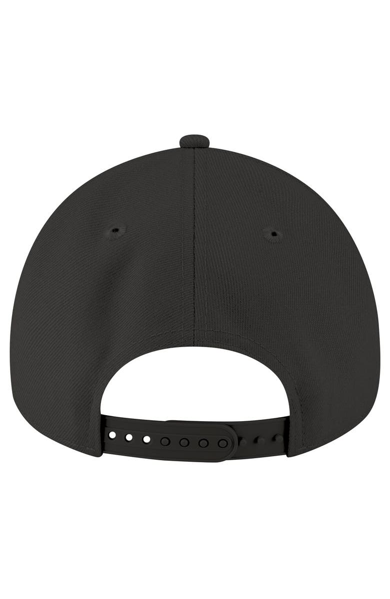 New Era Men's New Era Black Chicago Cubs A-Frame 9FORTY Adjustable Hat, Alternate, color,