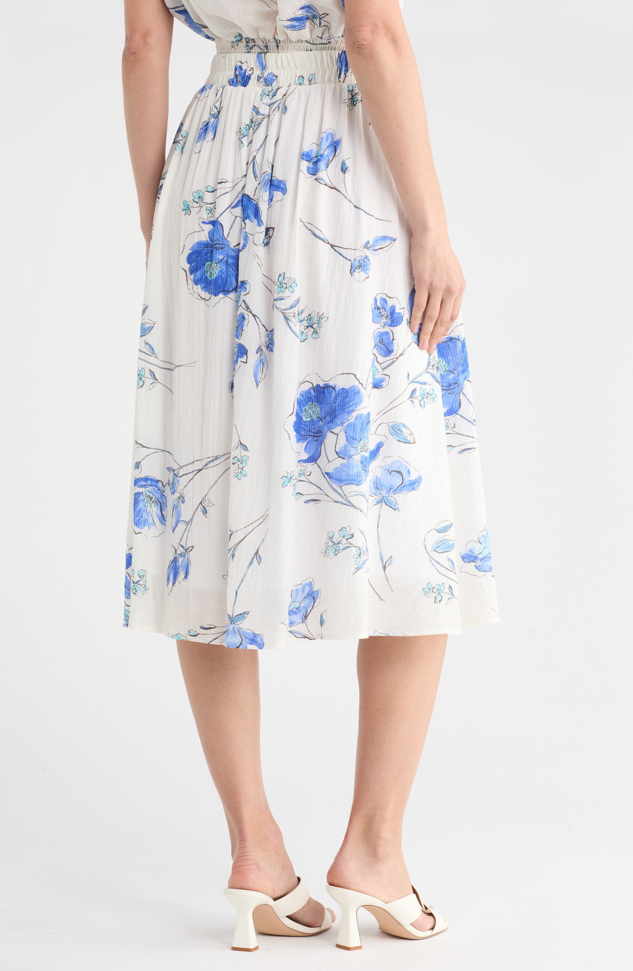 Floral Midi Skirt - image 2