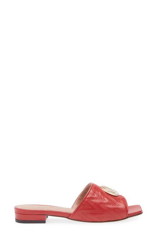 Valentino By Mario Valentino Afrodite Leather Sandal In Red