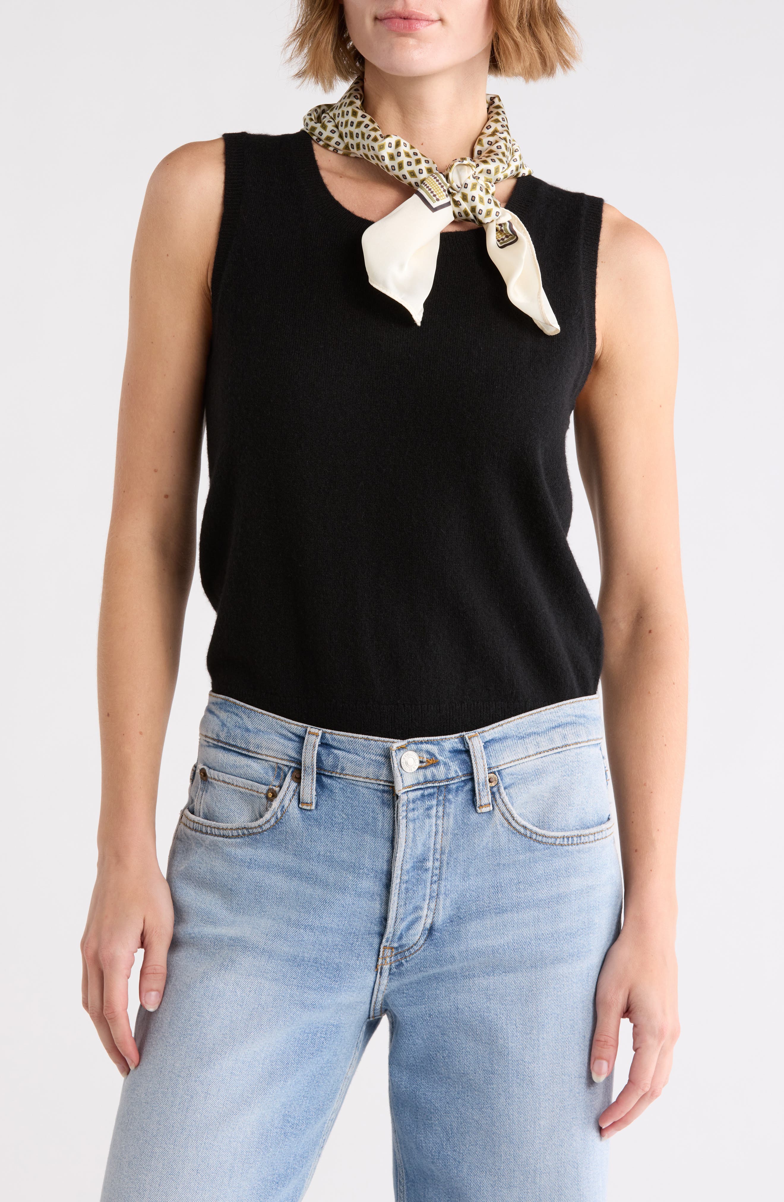 Diamond Foulard Scarf