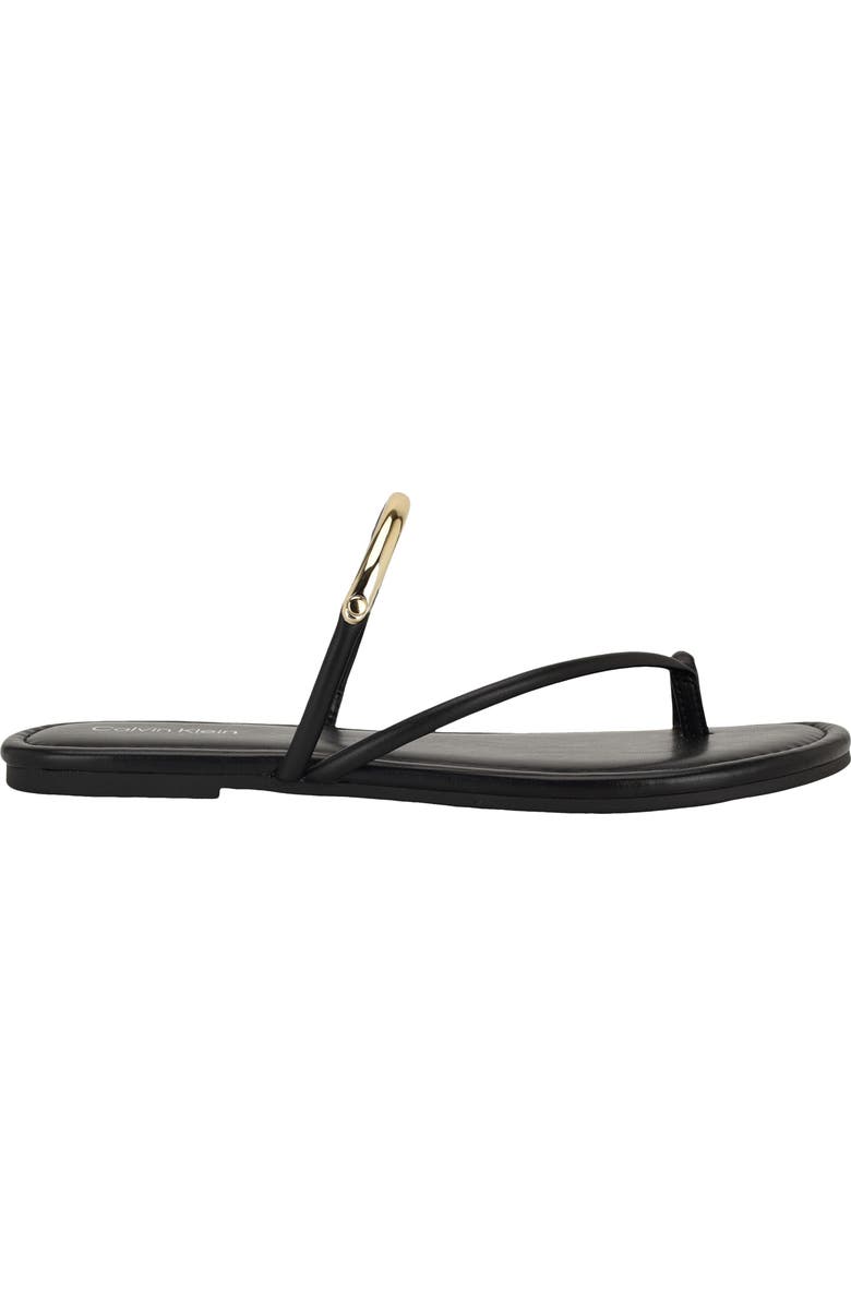 Calvin Klein Bienna Toe Loop Sandal, Alternate, color,