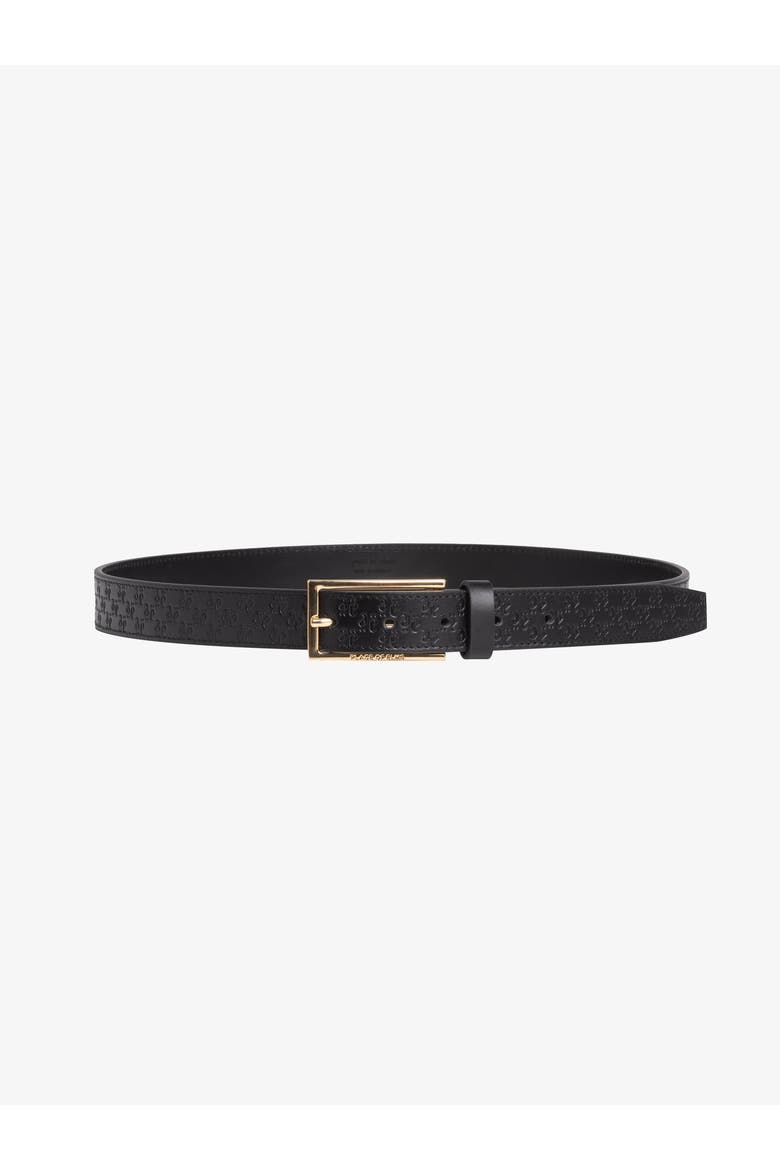 GENTLEMEN LEATHER BELT, Alternate, color, Black