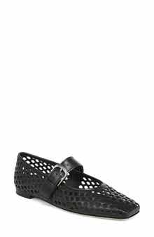 Daniela Perforated Mary Jane Flat