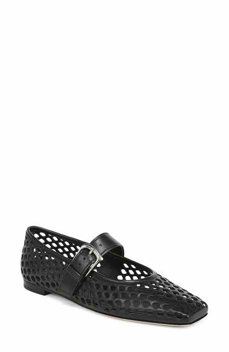 Daniela Perforated Mary Jane Flat