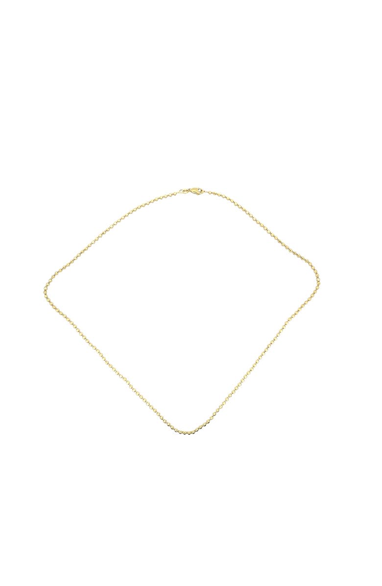 Ancona Jewelry 14K Diamond Cut Moon 2.5mm 20in Chain Necklace, Alternate, color, Yellow Gold