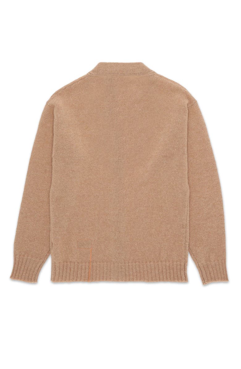 Fortela Wool Cardigan, Alternate, color, Beige