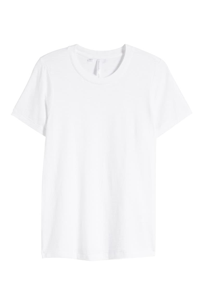 Cloud Crewneck T-Shirt, Alternate, color, WHITE
