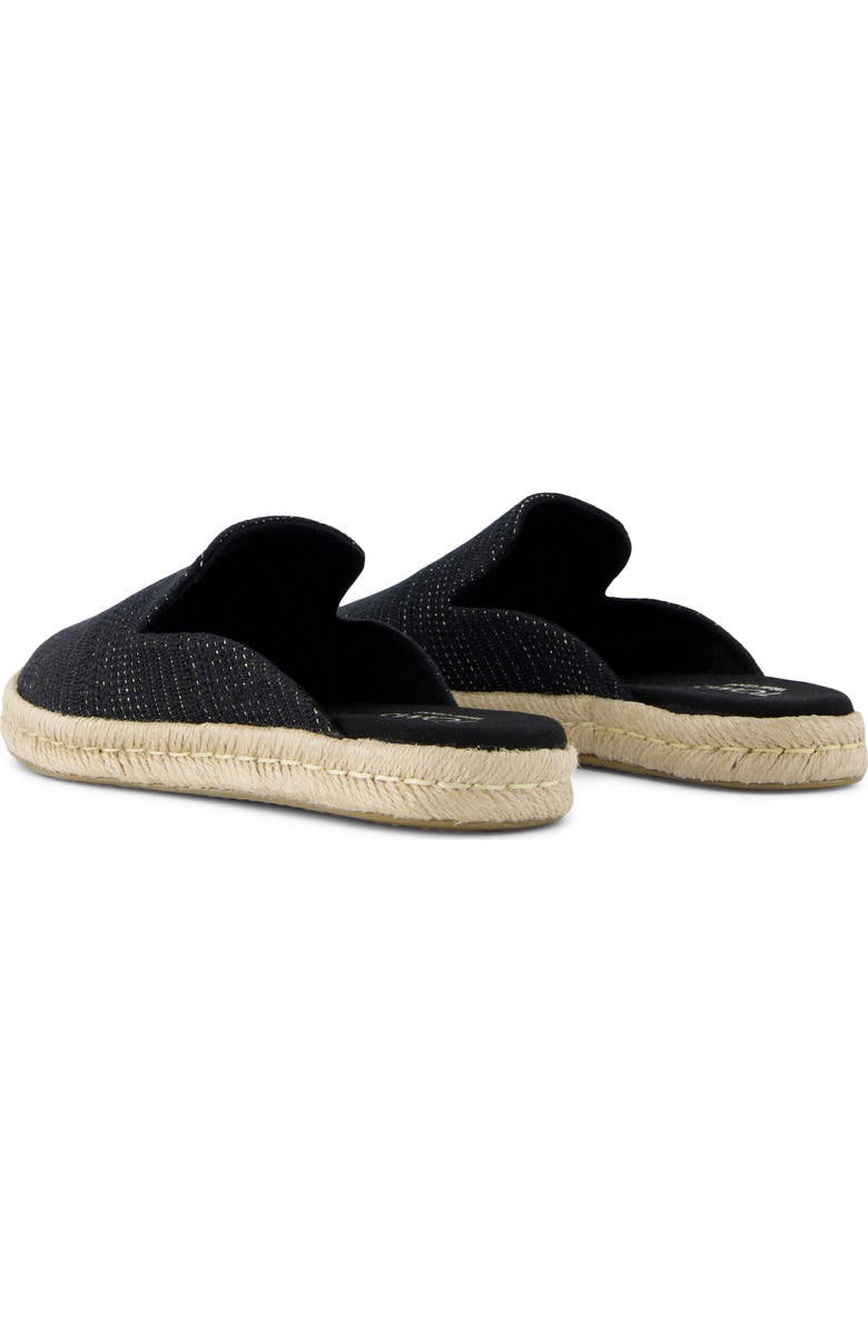 TOMS Santiago Espadrille Mule, Alternate, color, Black