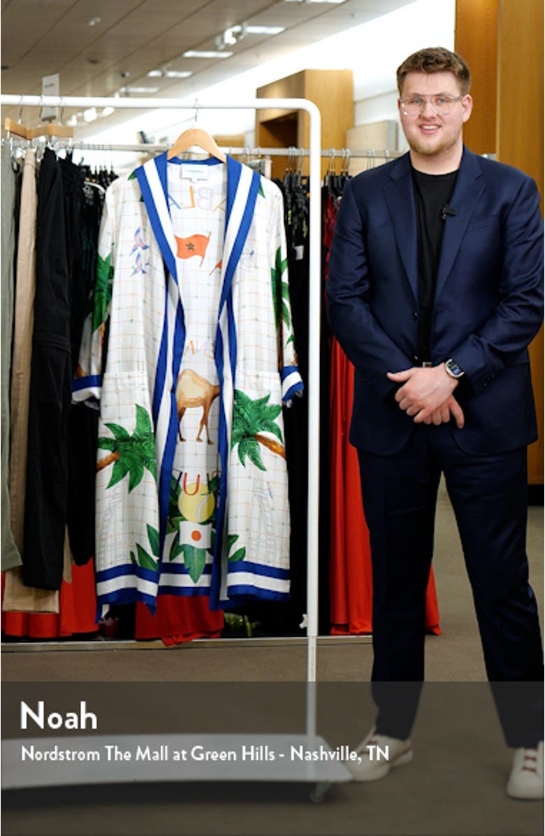 Print Silk Robe, sales video thumbnail