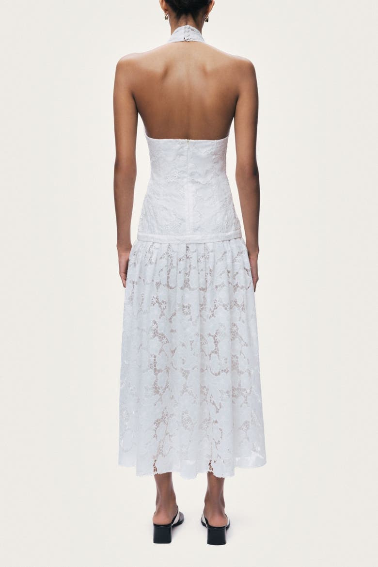 Sleeveless Midi Dress, Alternate, color, Ivory