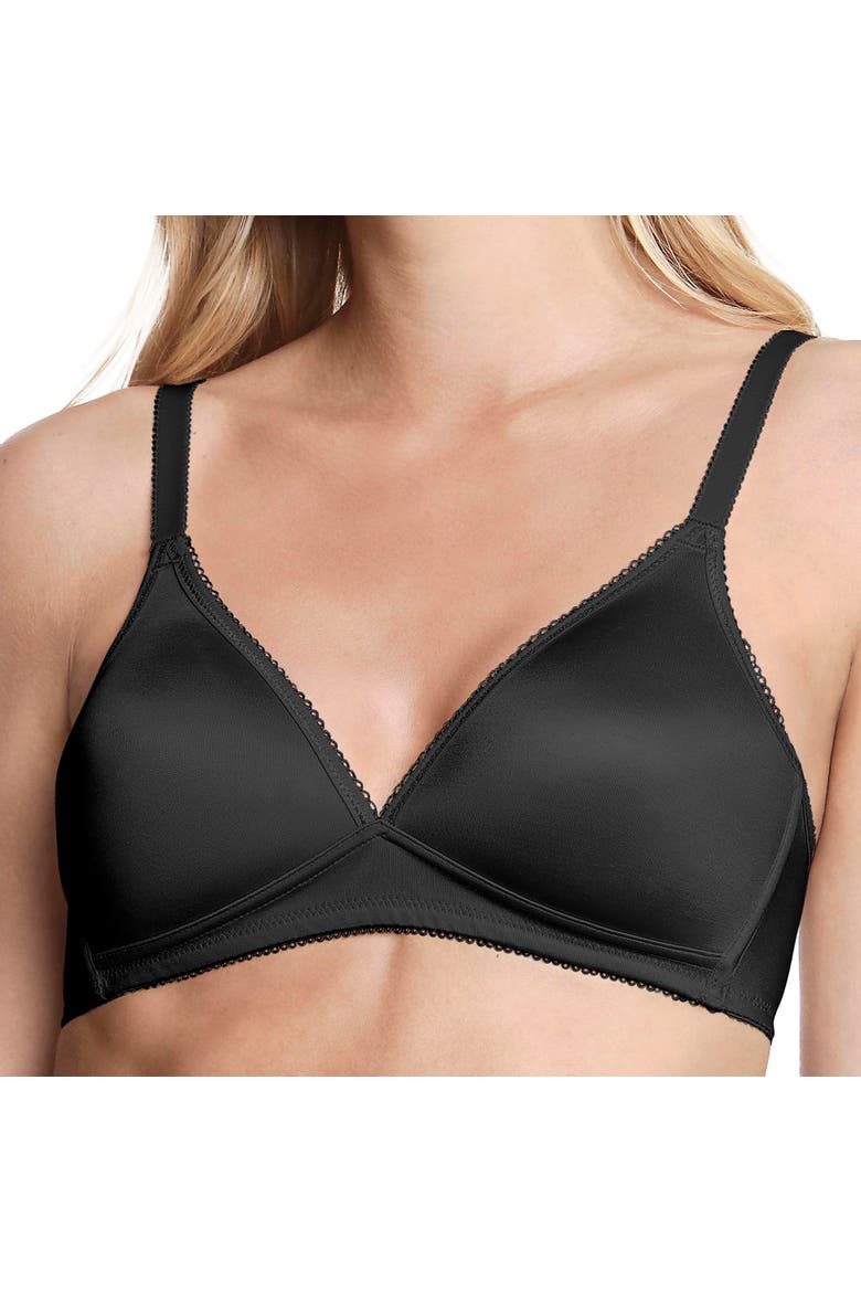 Sara Wire-Free Soft Cup T-Shirt Everyday Comfort Bra with Memory Foam Cups, Alternate, color, Latte