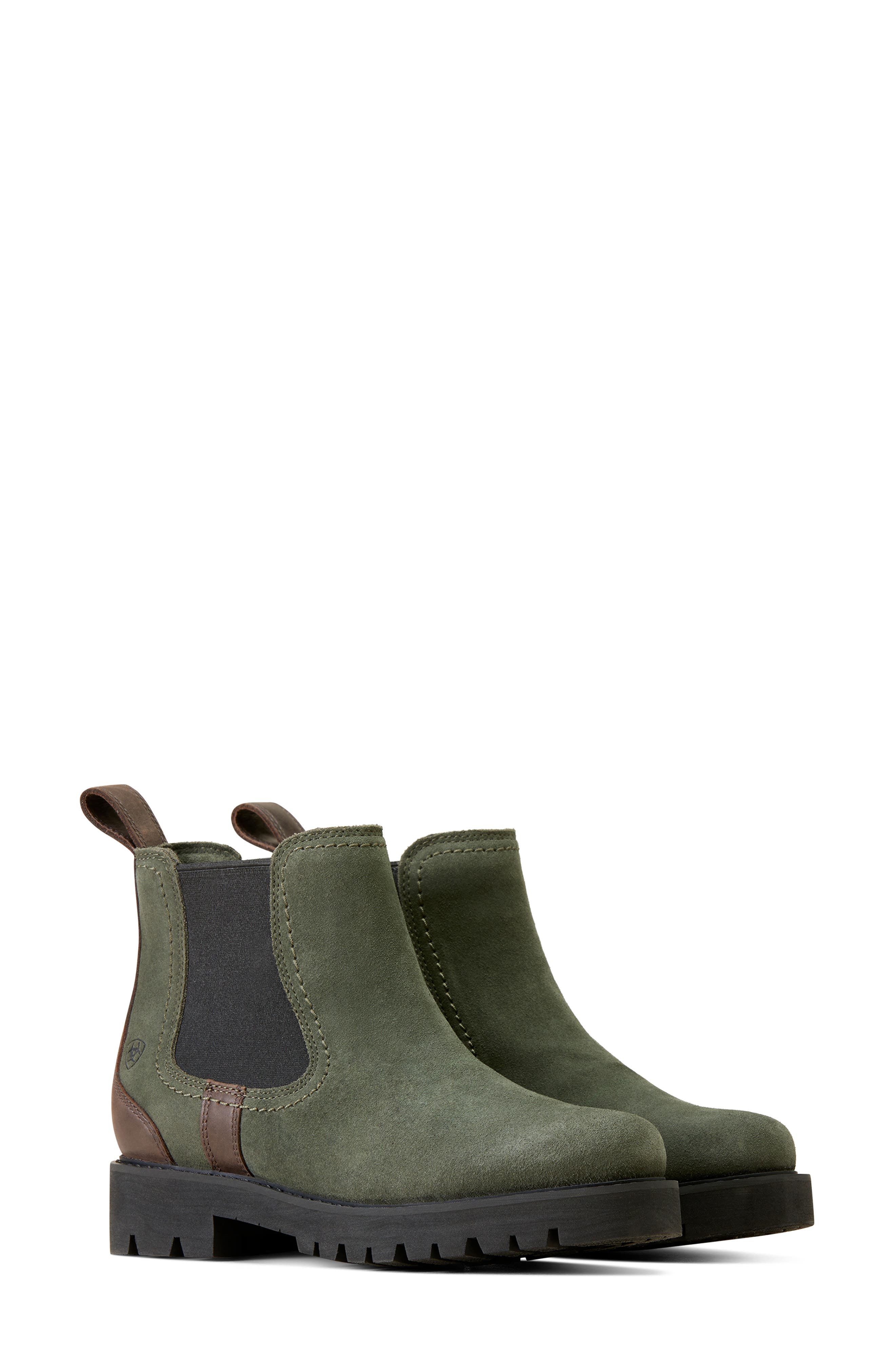 Ariat Wexford Waterproof Chelsea Boot, Alternate, color, Green
