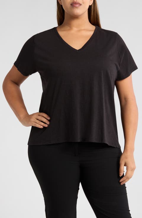 Easy V-Neck Organic Cotton T-Shirt