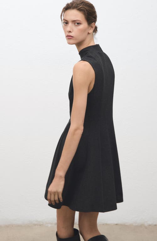 Mango Princess Seam Sleeveless Dress In Black