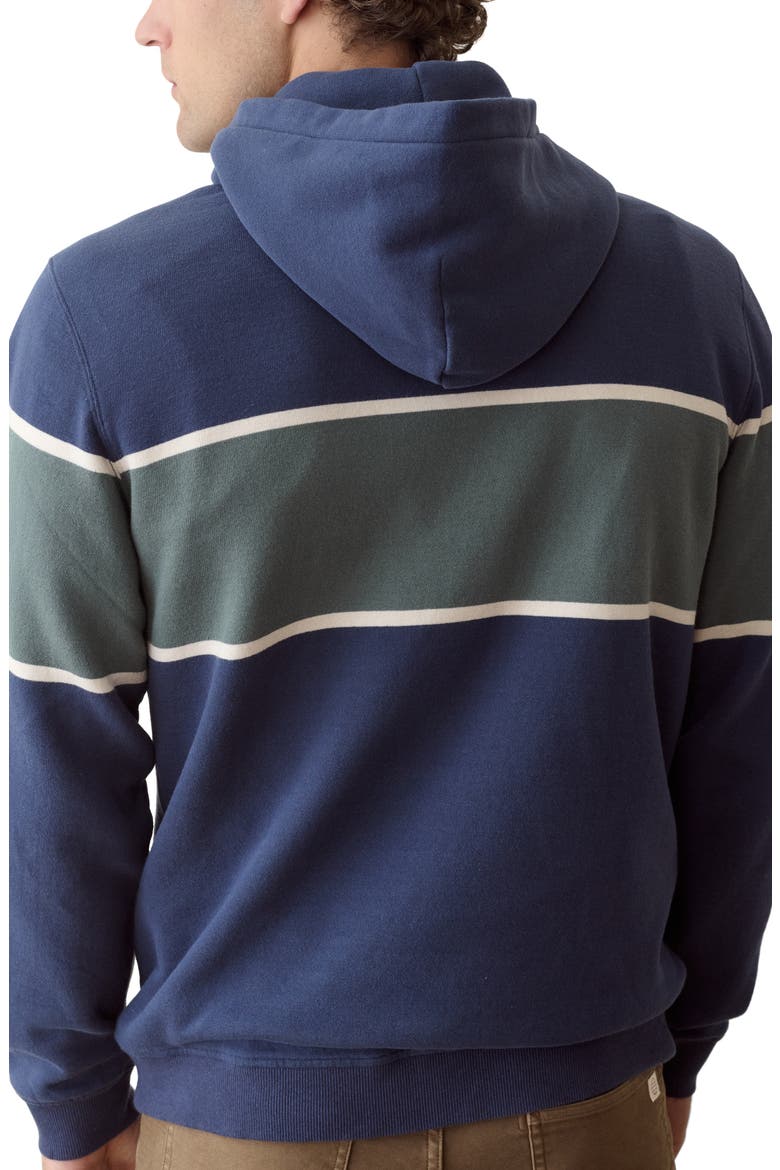 Relaxed Cloud 9 Colorblocked Hoodie, Alternate, color, MOOD INDIGO COLORBLOCK