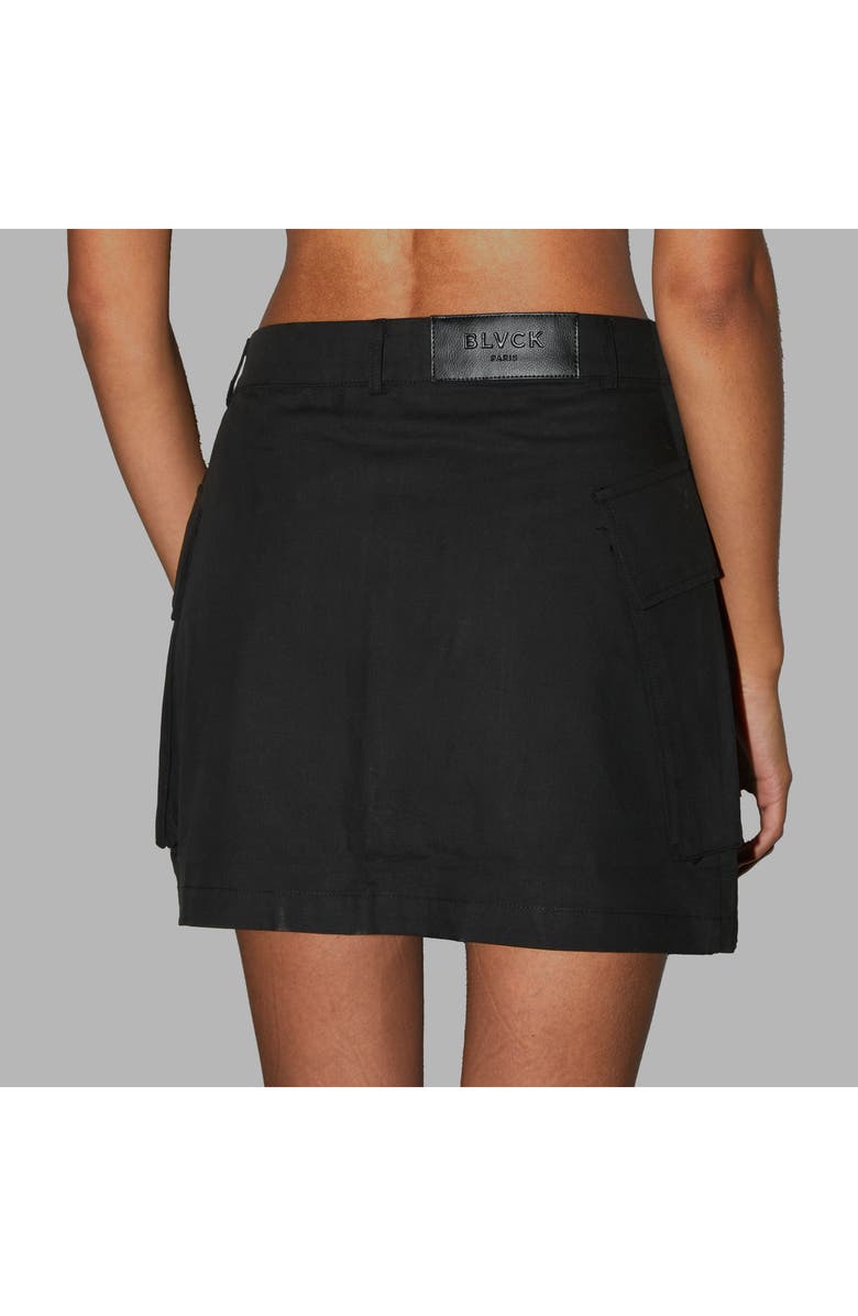 Blvck Paris Blvck Zipped Skirt, Alternate, color, Black