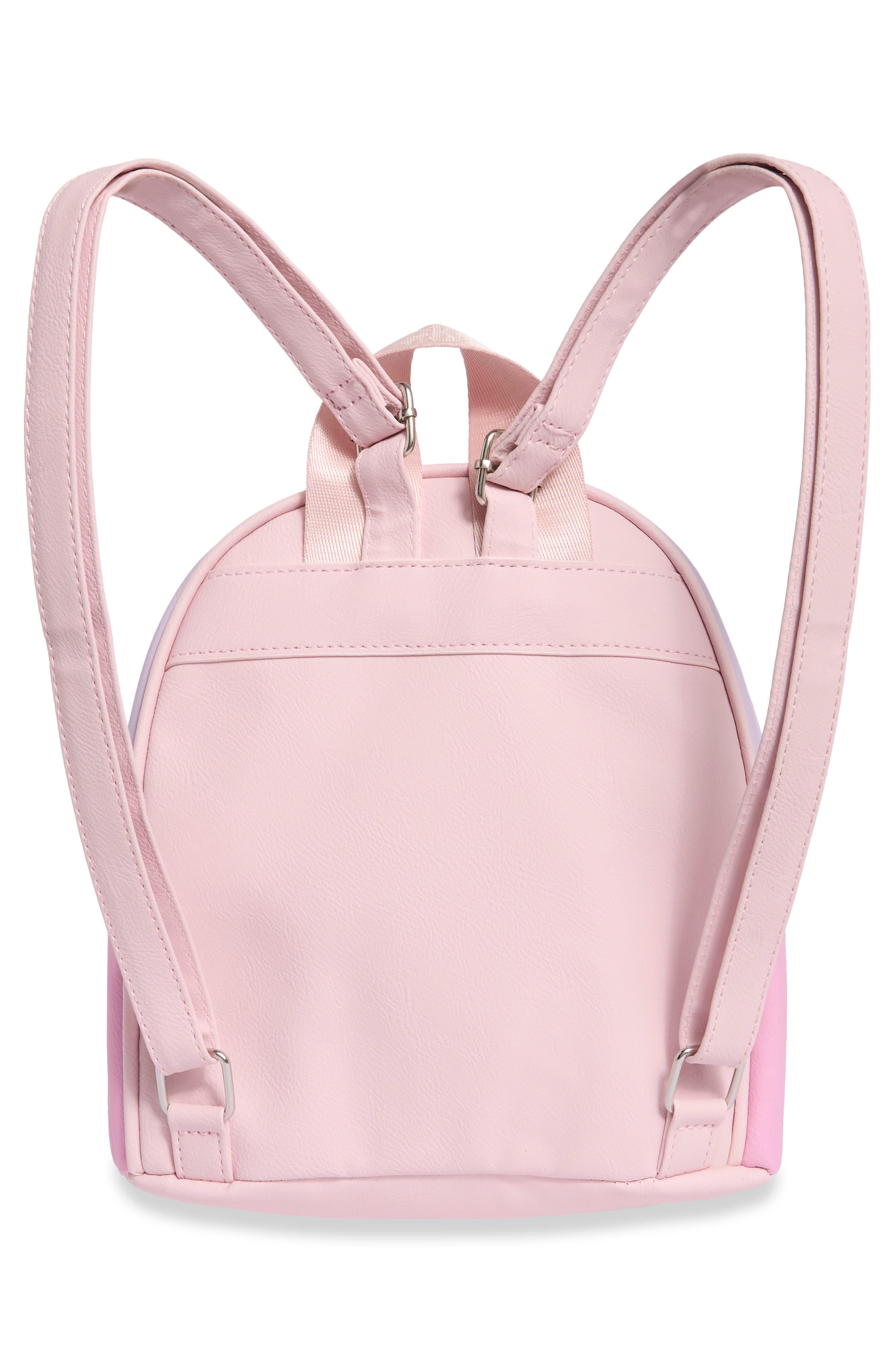 Bow Appliqué Quilted Mini Backpack, Alternate, color, MULTI COLORS
