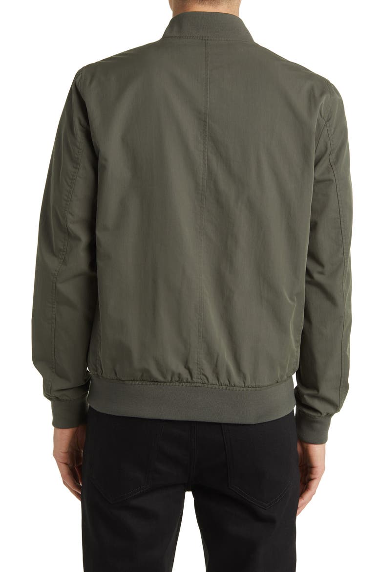 Bassett Reversible Bomber Jacket, Alternate, color, GREEN/ BLACK