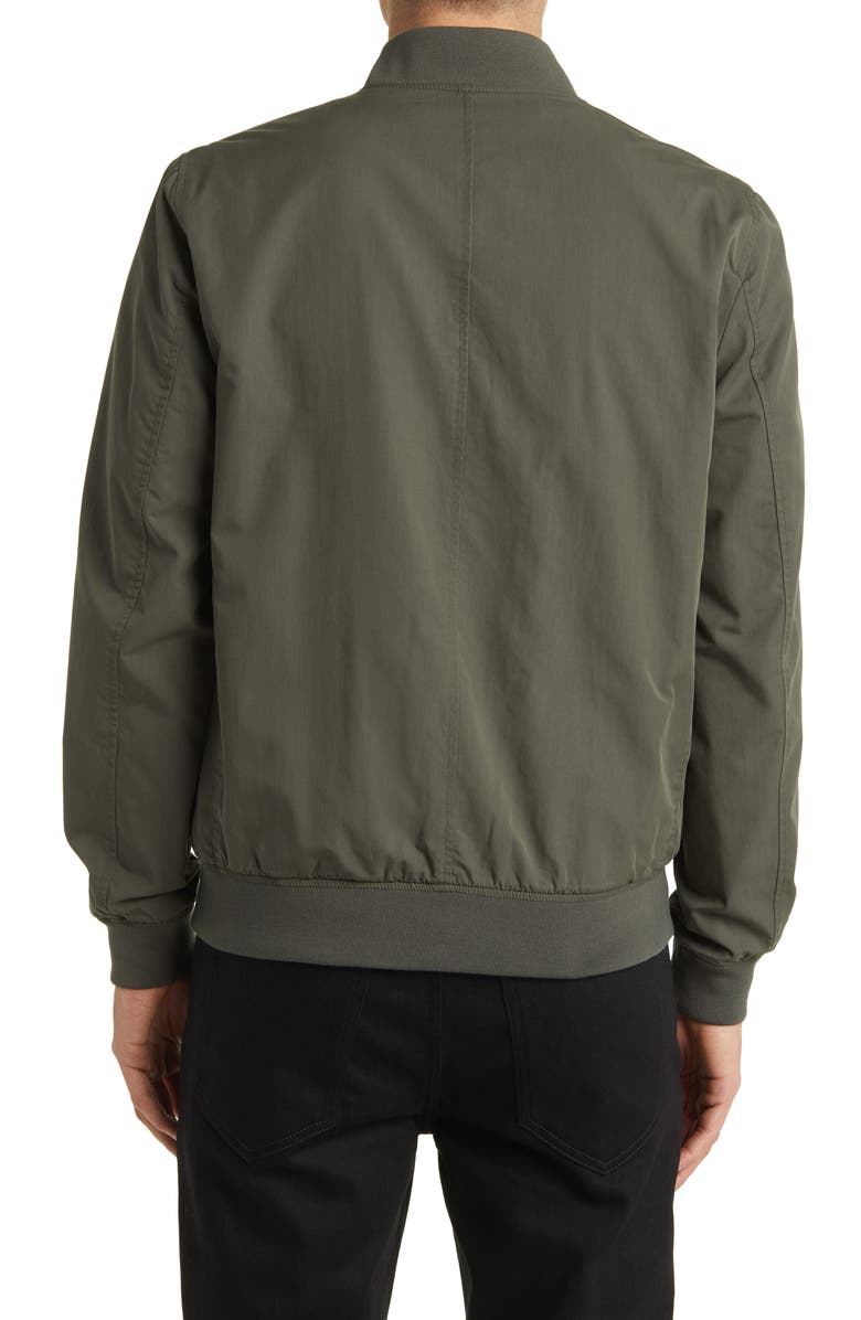 AllSaints Bassett Reversible Bomber Jacket, Alternate, color, Green/ Black