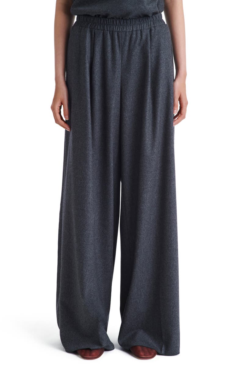 TWP Eva Stretch Wool Wide Leg Pants, Main, color, 