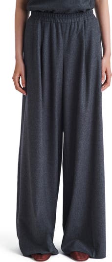 Eva Stretch Wool Wide Leg Pants
