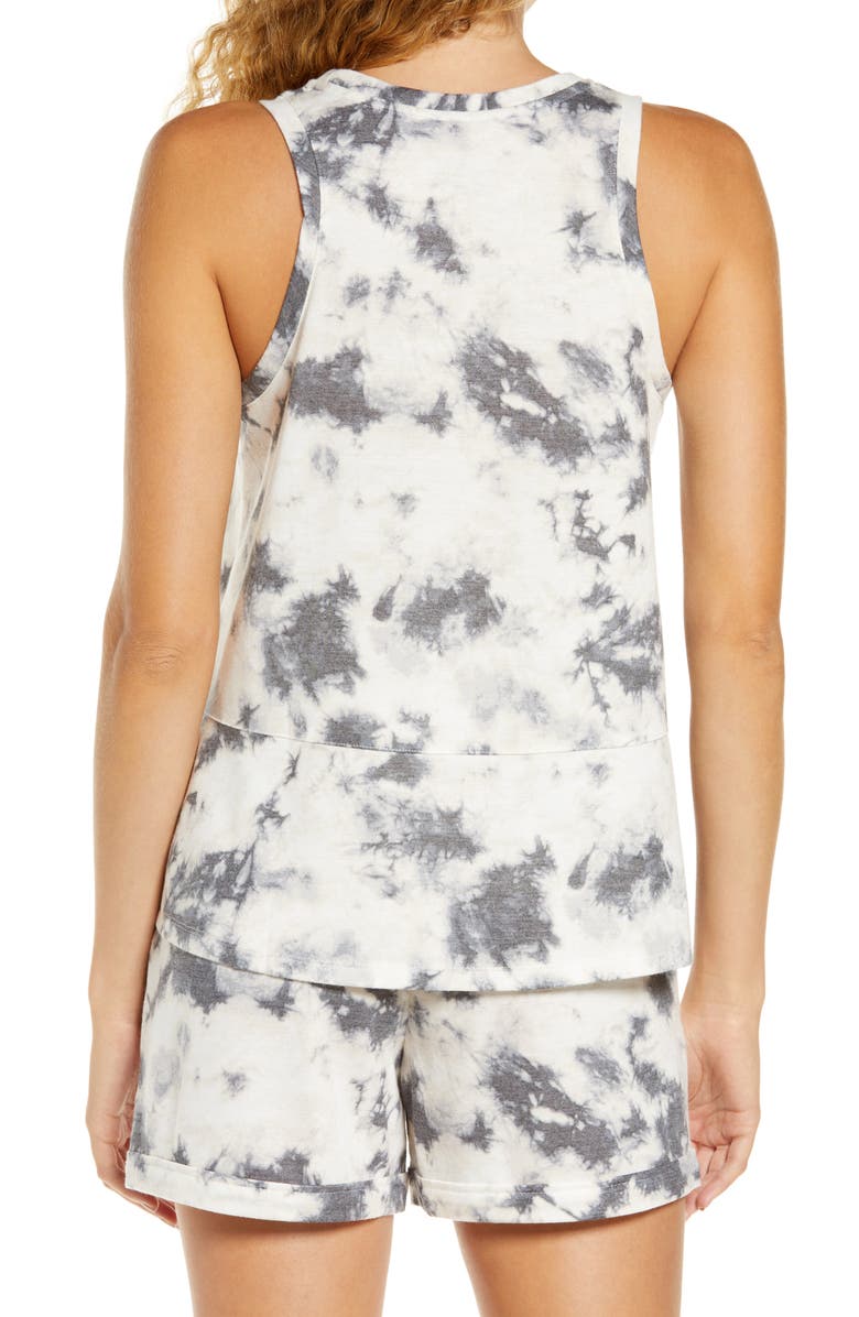 Refinery29 Peplum Double Knit Tank Top, Alternate, color, 