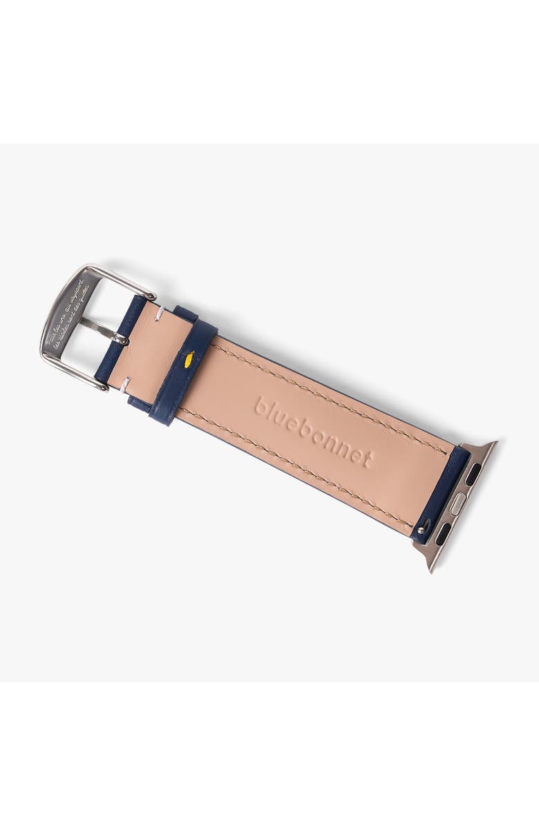 Bluebonnet Le Petit Prince Italian Leather Apple Watch Band, Alternate, color, Midnight Blue