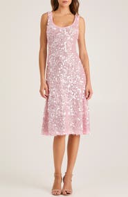 HELSI Isla Sequin Fit & Flare Cocktail Dress