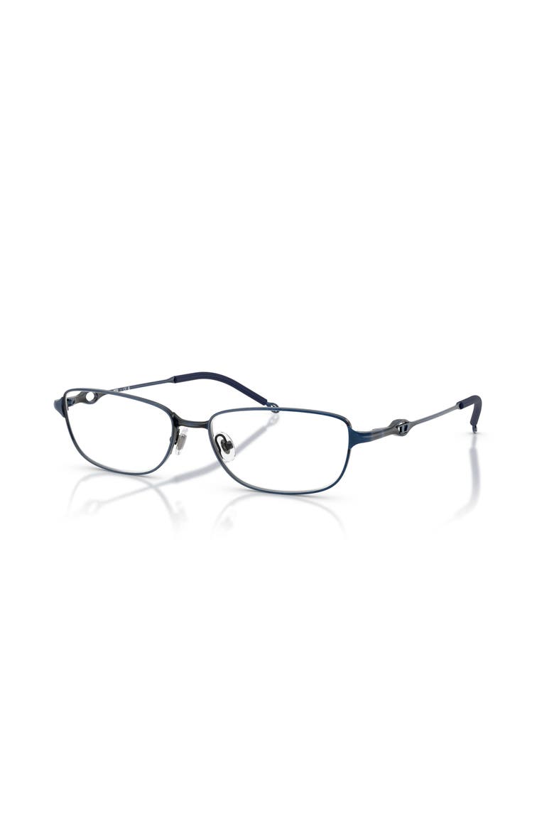 54mm Rectangle optical glasses, Main, color, Blue