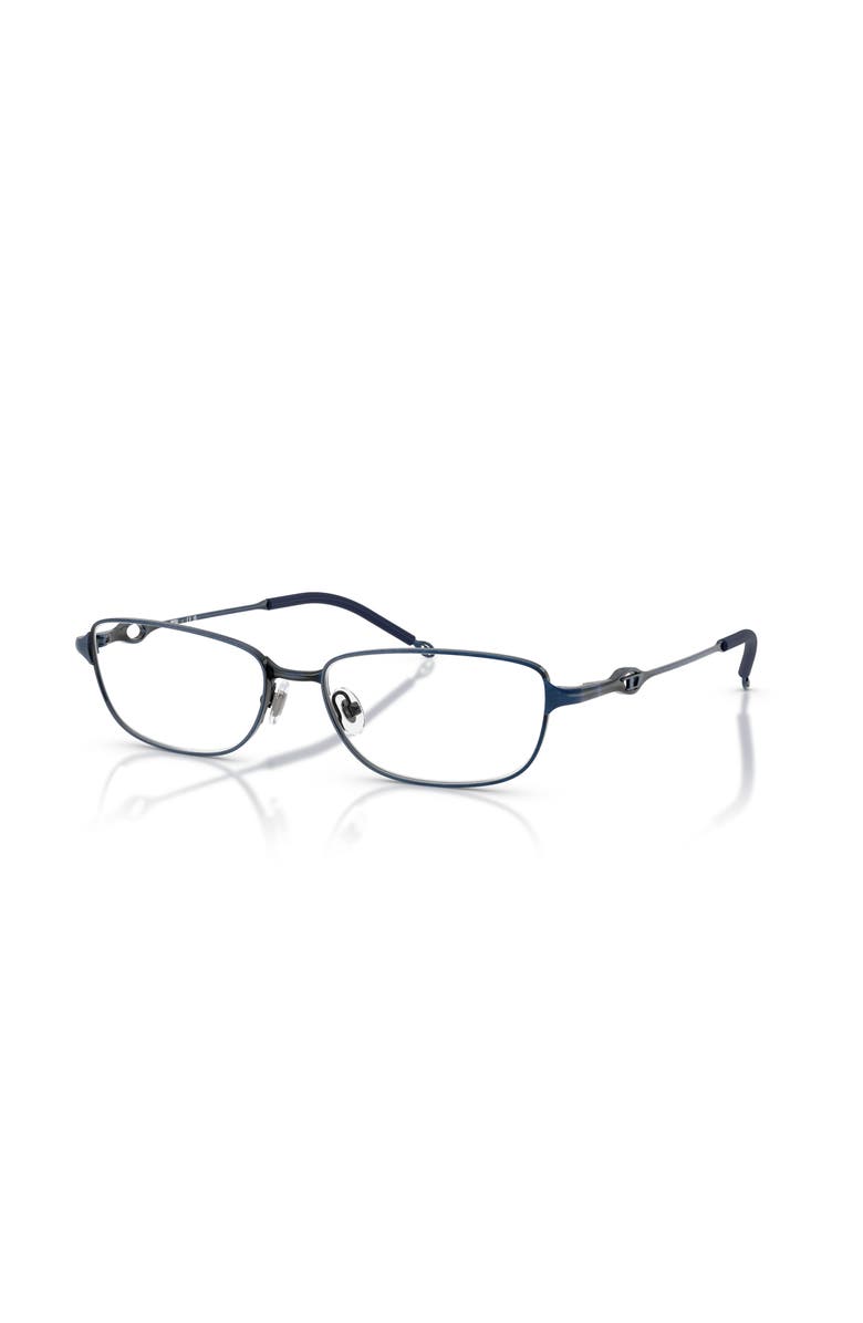 DIESEL<sup>®</sup> 54mm Rectangle optical glasses, Main, color, Blue