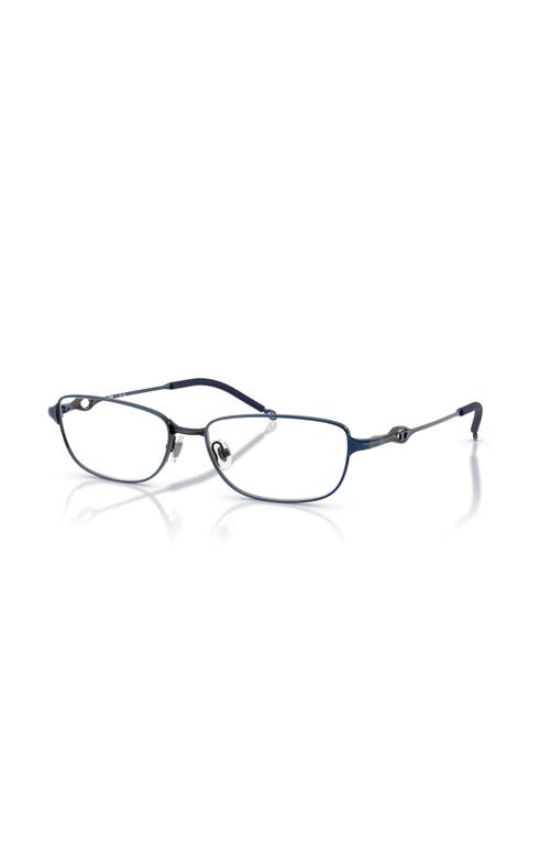 Diesel ® 54mm Rectangle Optical Glasses In Blue