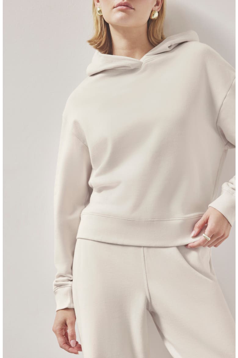 Laguna Lounge Cotton Hoodie, Alternate, color, MOONSTONE WHITE