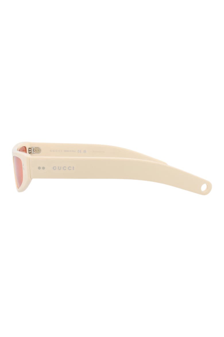 51mm Cat Eye Sunglasses, Alternate, color, IVORY DARK RED