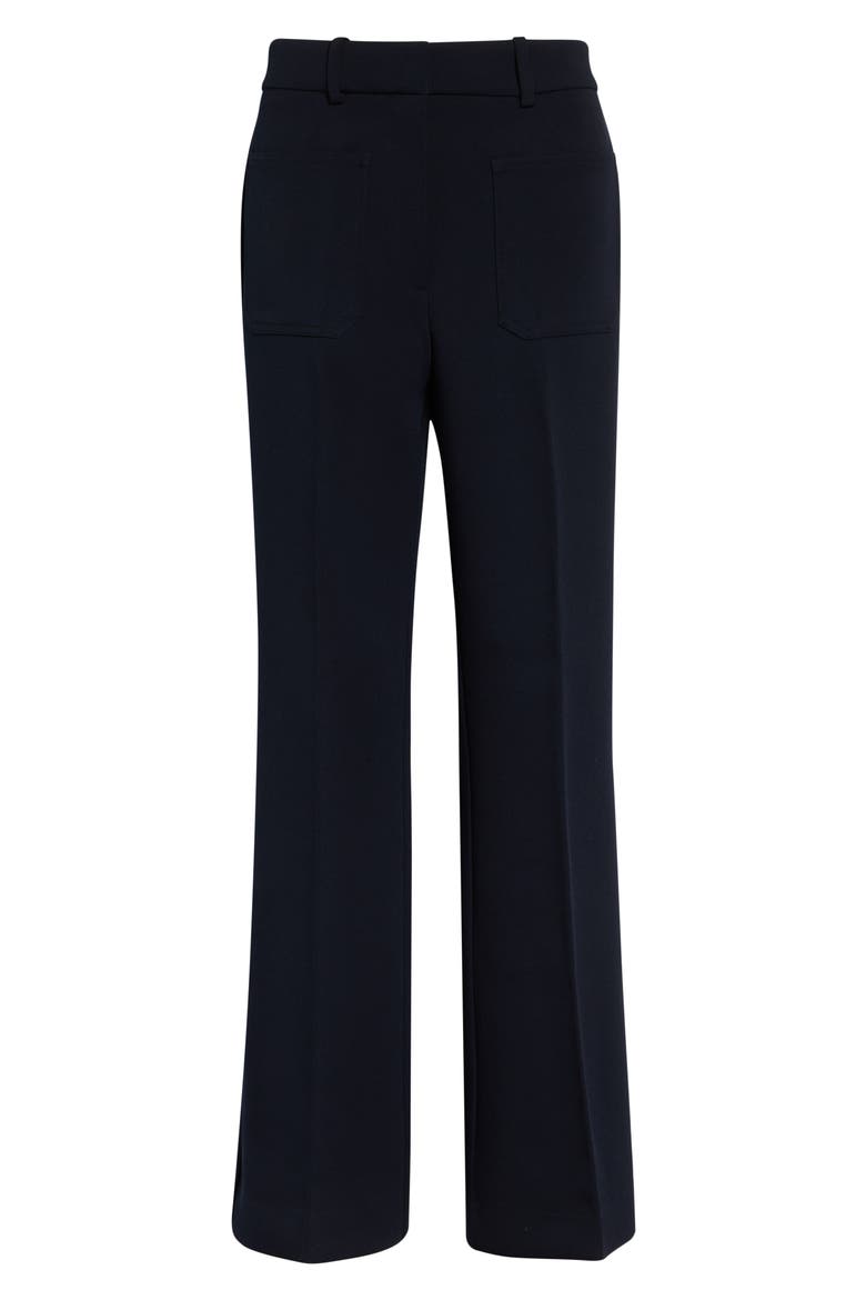Priya High Waist Flare Leg Pants, Alternate, color, NAVY