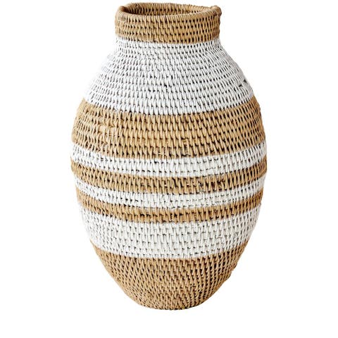 White Striped Buhera Basket