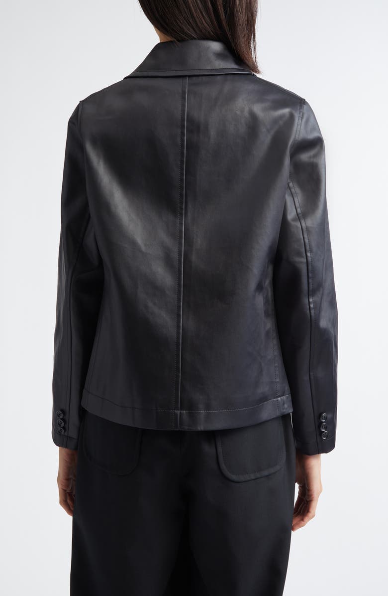 Tao Comme des Garçons Ester Boxy Satin Jacket, Alternate, color, Black