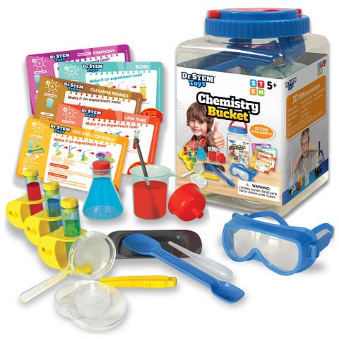 Dr. STEM Chemistry Bucket Kit, 10 Experiments