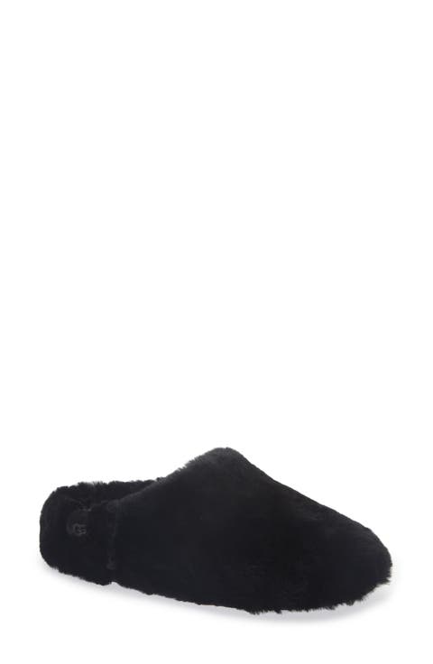 Elea Fluffed Genuine Shearling Slip-On