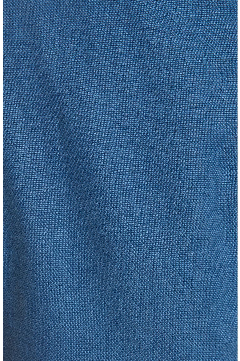 Nadia Linen A-Line Dress, Alternate, color, INDIA INDIGO