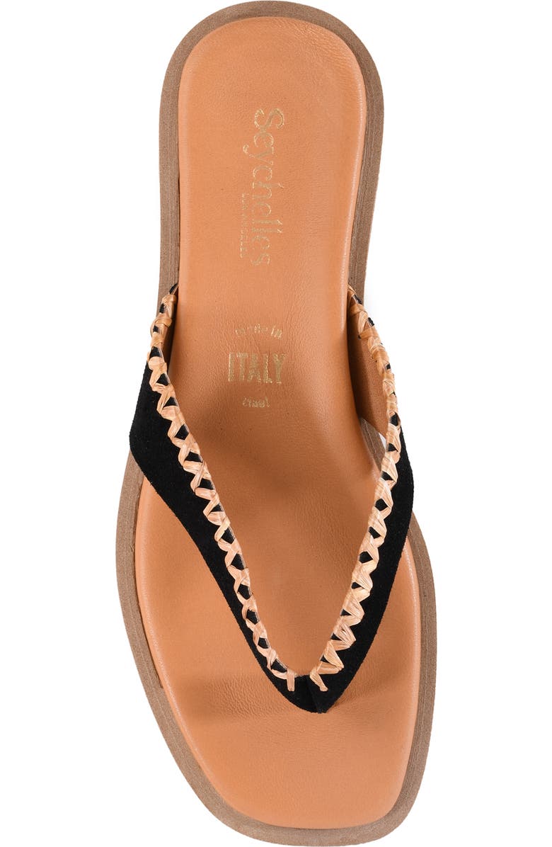 Seychelles Island Breeze Flip Flop, Alternate, color, Black