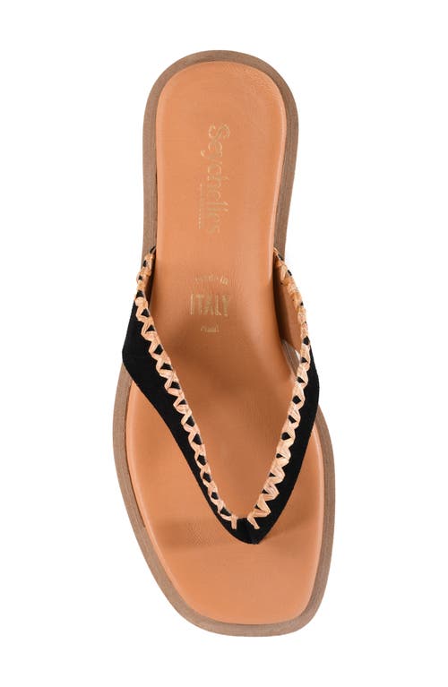 Seychelles Island Breeze Flip Flop In Black