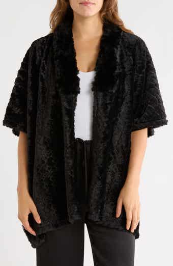 Textured Knit Poncho