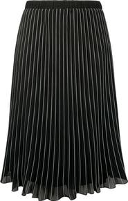 WDNY Tipped Pleated Pull-On Skirt