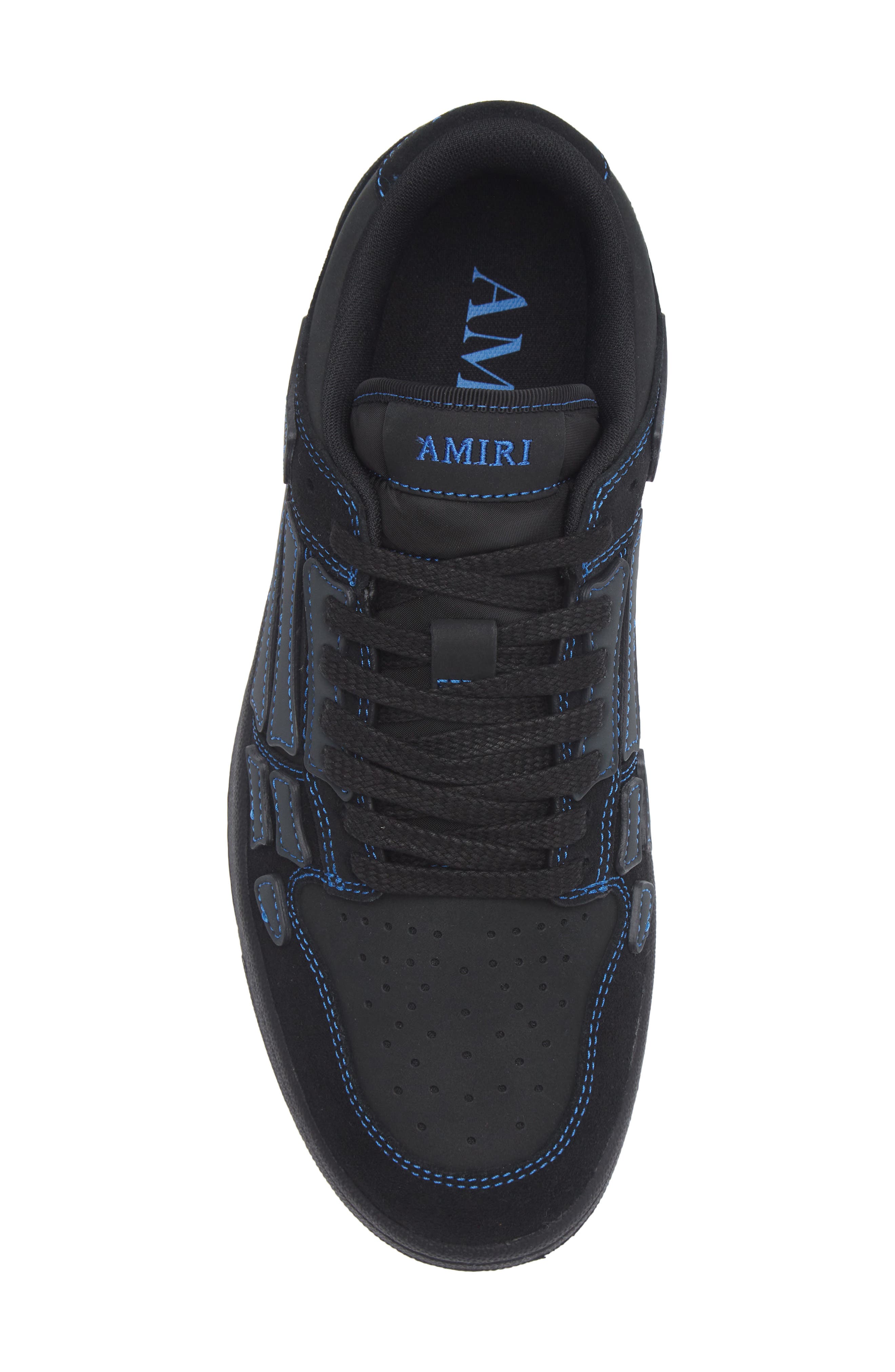Skeleton Low Top Sneaker, Alternate, color, BLACK