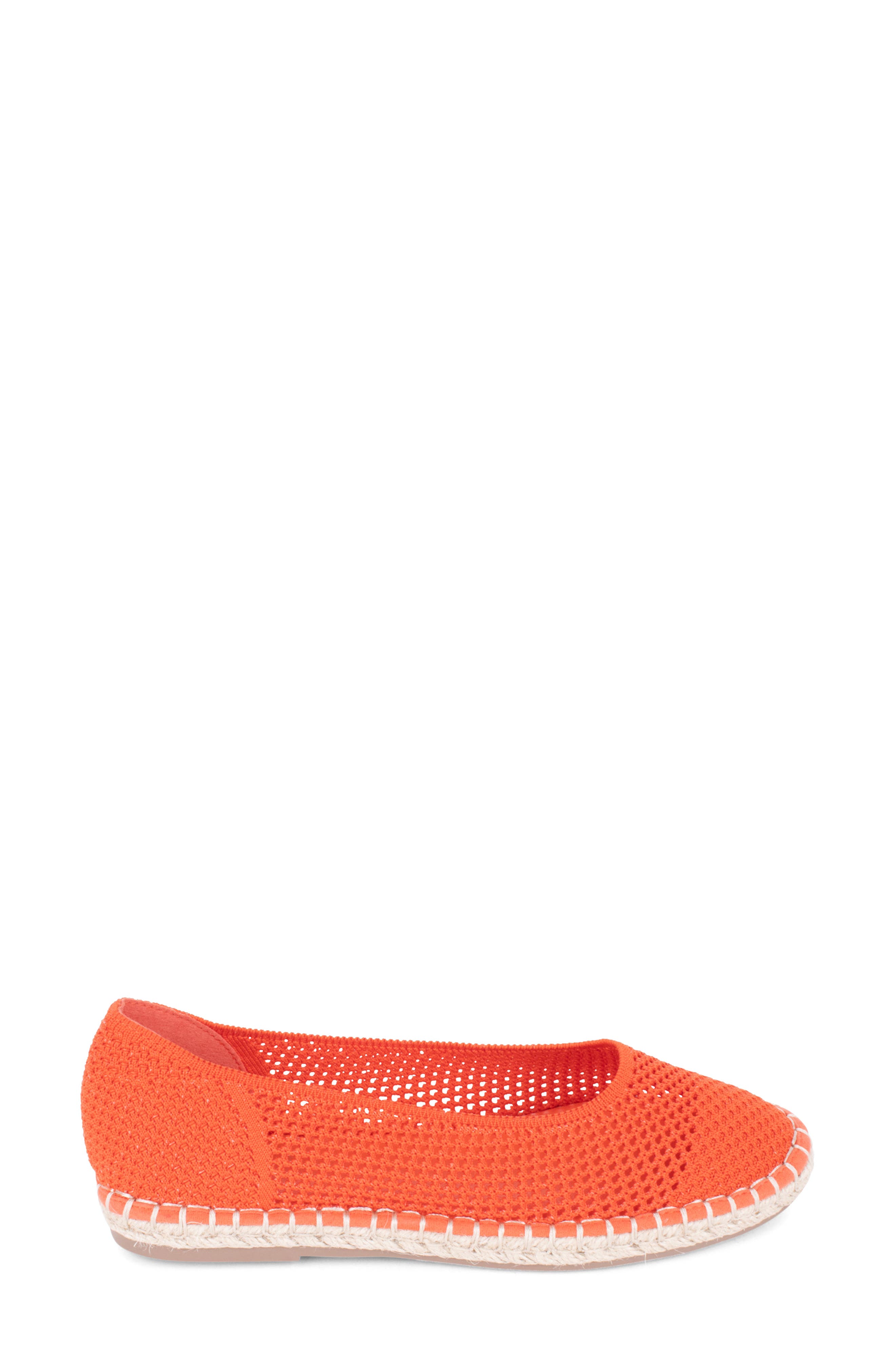 Juniper Espadrille Ballet Flat, Alternate, color, POPPY