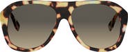 Fendi Baguette 57mm Gradient Square Sunglasses