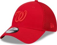 New Era Men's New Era Red Washington Nationals Tonal Team Neo 39THIRTY Flex Hat