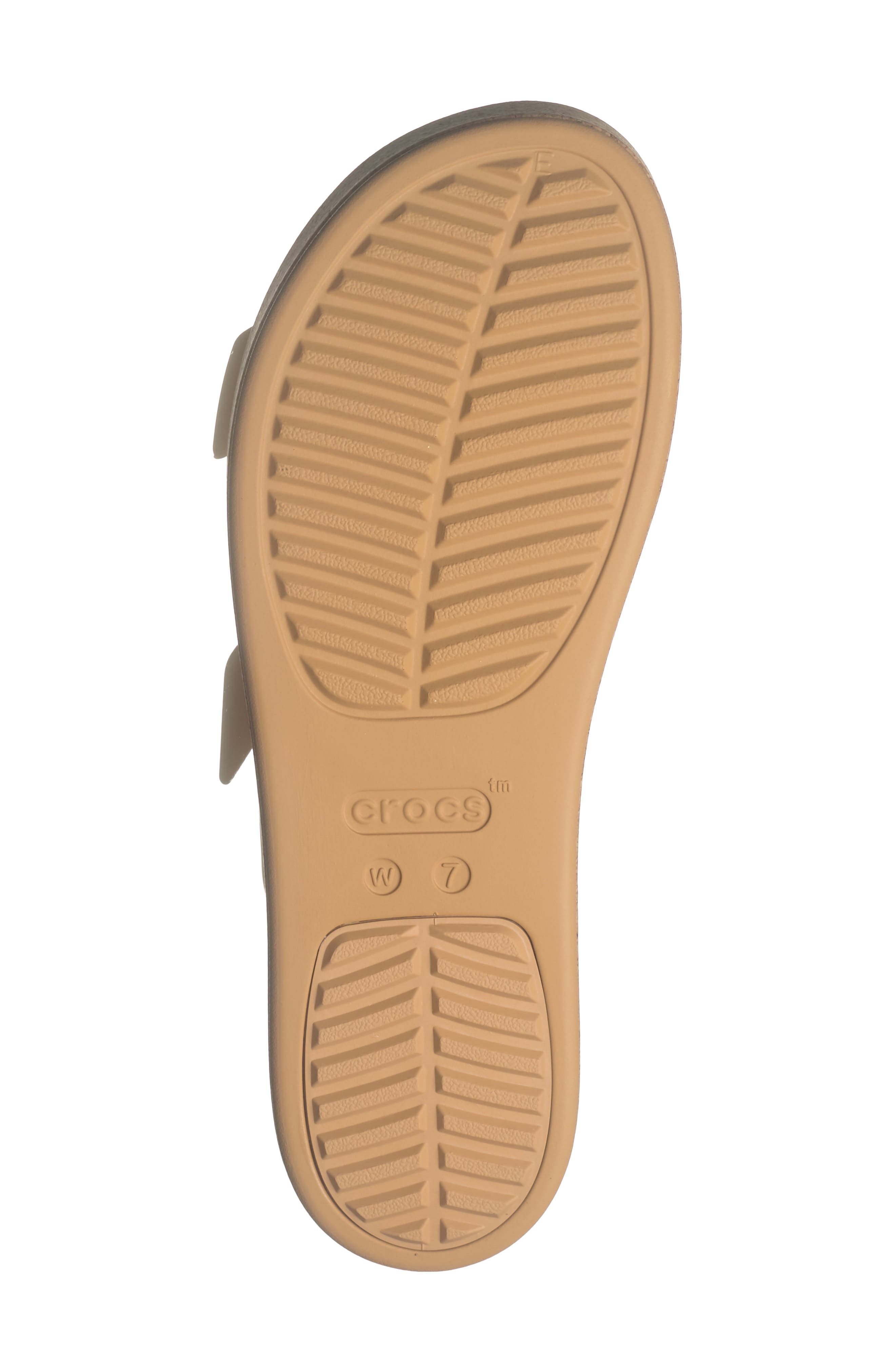 Brooklyn Buckle Wedge Slide Sandal, Alternate, color, FRAPPE