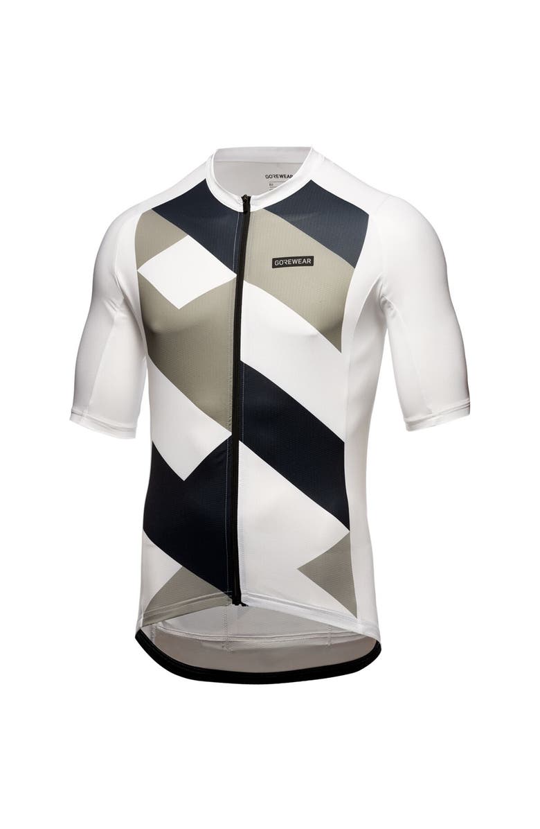 GOREWEAR Spirit Signal Jersey - Men's, Alternate, color, White/Lab Gray