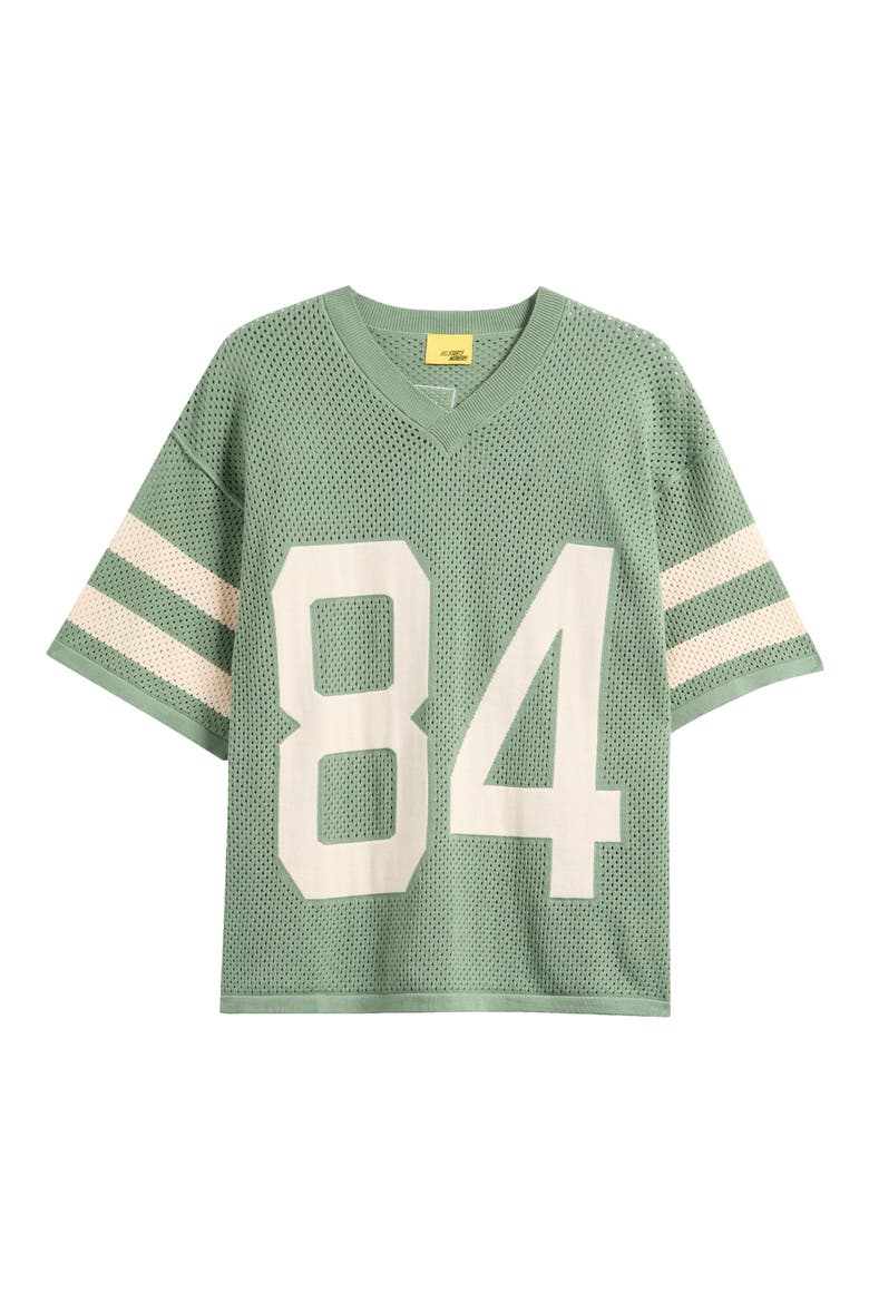 '84 Mesh Cotton Appliqué Jersey, Alternate, color, SAGE